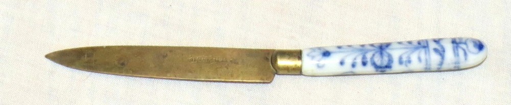 Uchatius Bronce Blue Onion Danube Knife