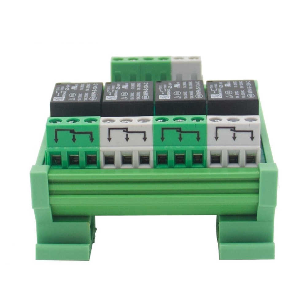 Sub-Miniature 4 Channel Relay Module with Overvoltage Protection & LED Indicator