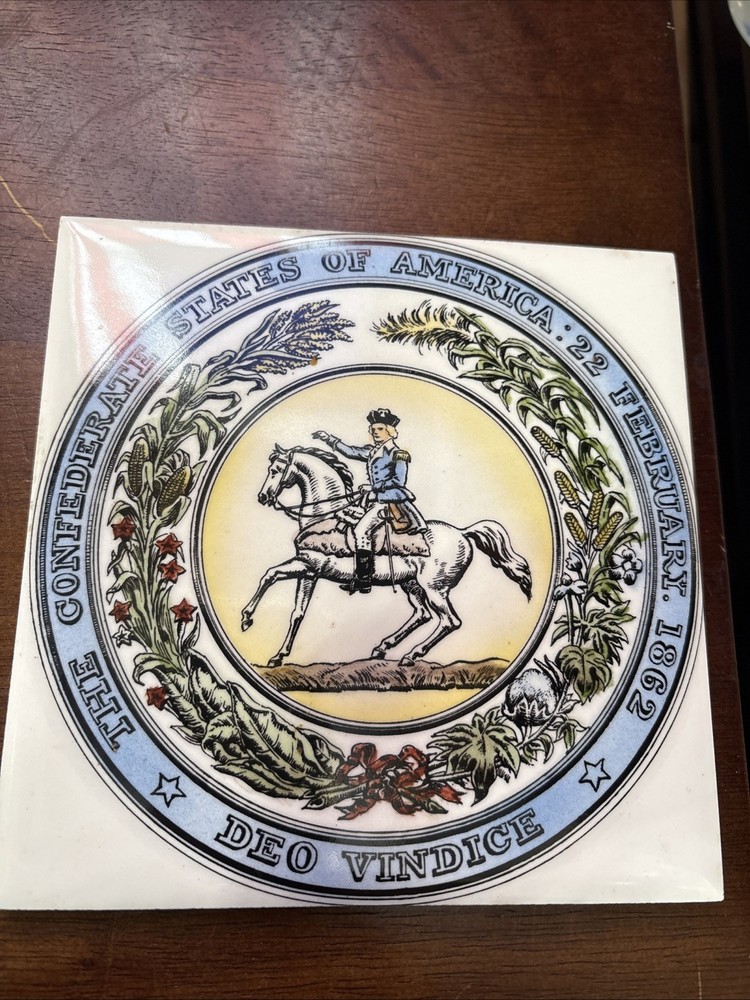 Confederate Plaque/Trivet/Tile Delano Studios