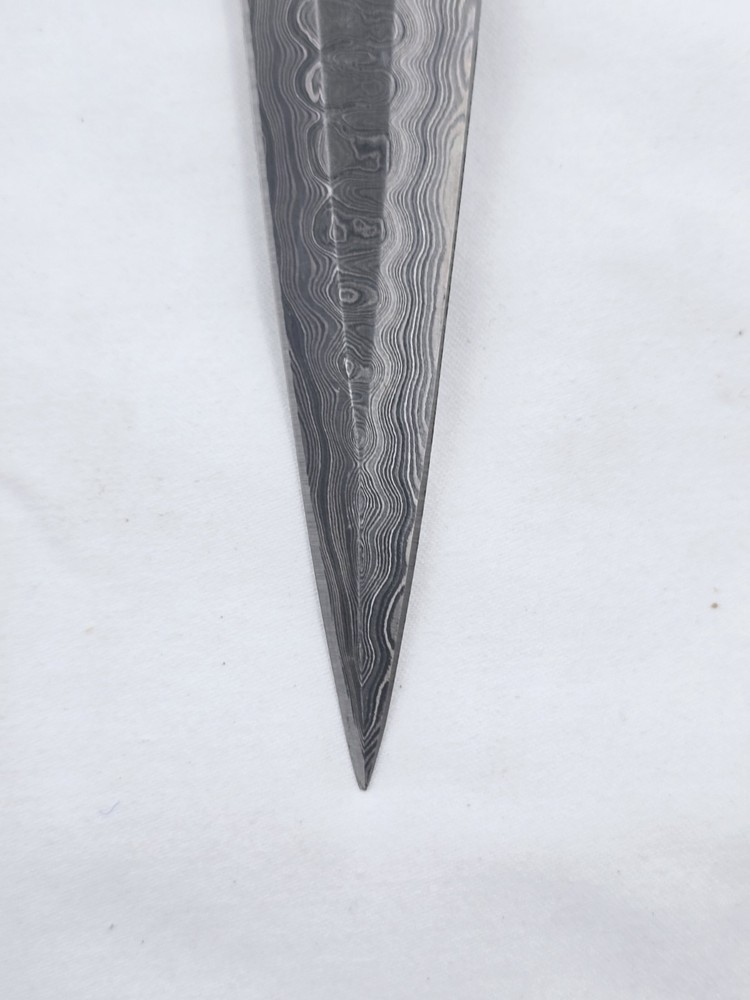 Damascus Scottish Dirk Dagger 12.5" Knife