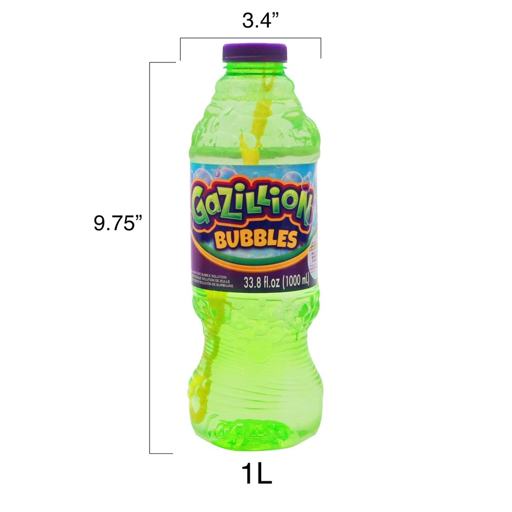 Gazillion Bubbles, Original Bubble Solution 1L - Create Bubbles with Premium ...