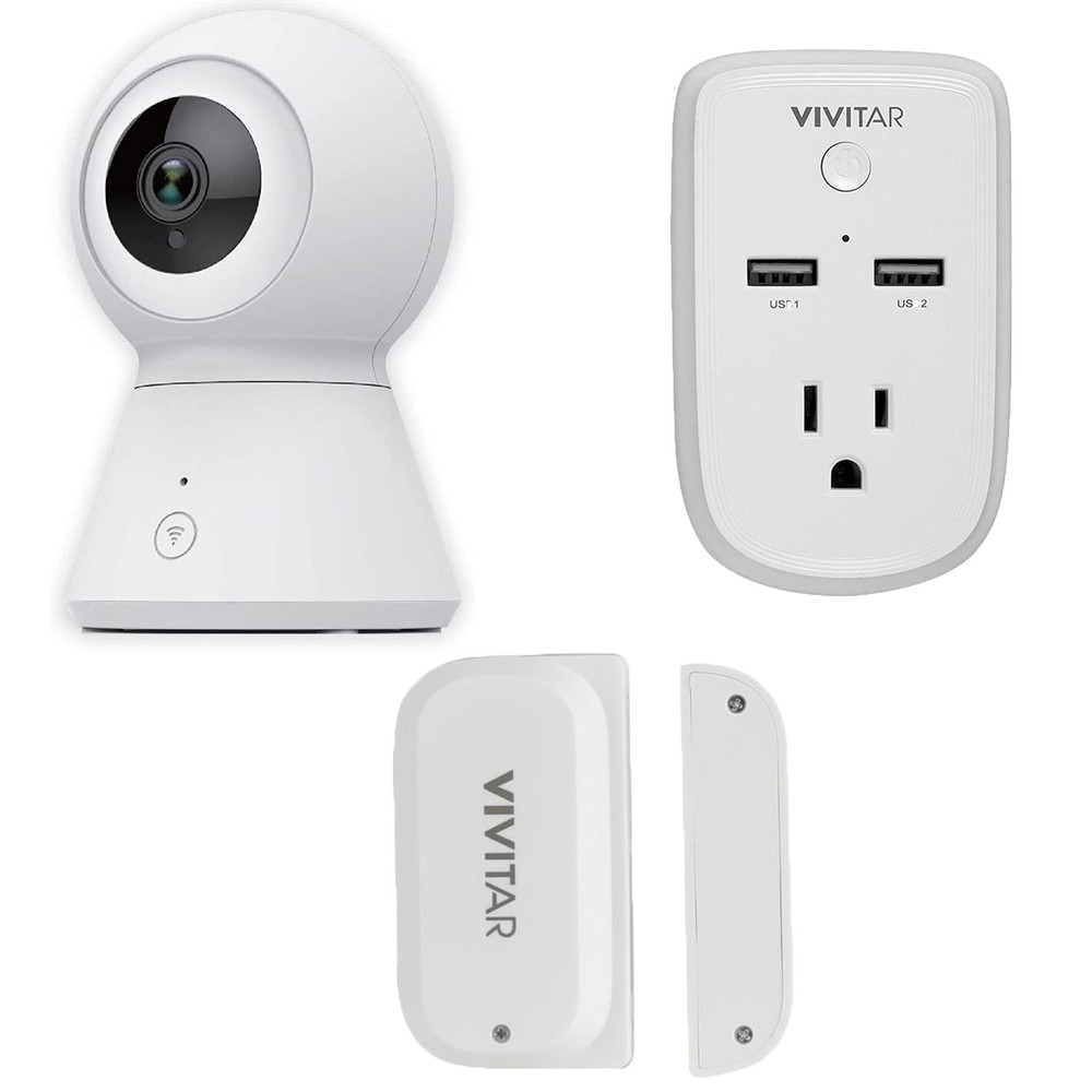 Polaroid Smart Home Security Security Bundle - IR007KIT-BLK-STK-4