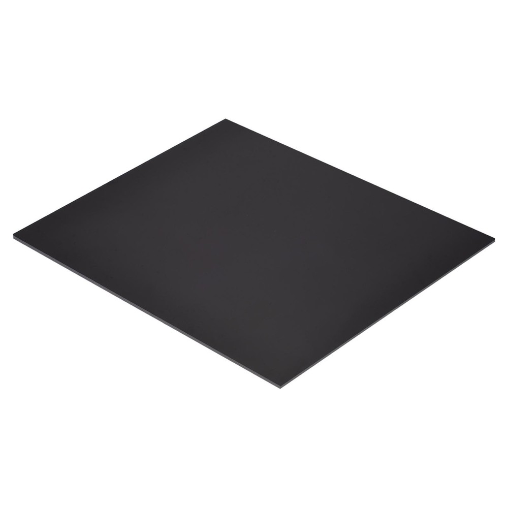 Black ABS Plastic Sheet 10x8x0.08" for Building Model, Panel