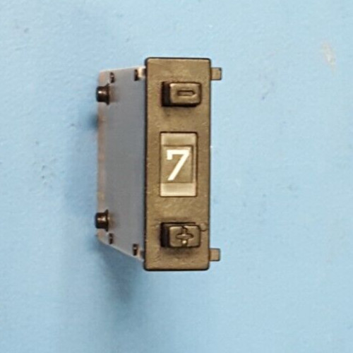 PUSH WHEELSWITCH , SG558 , HARTMAN , PANEL MOUNT 0-7