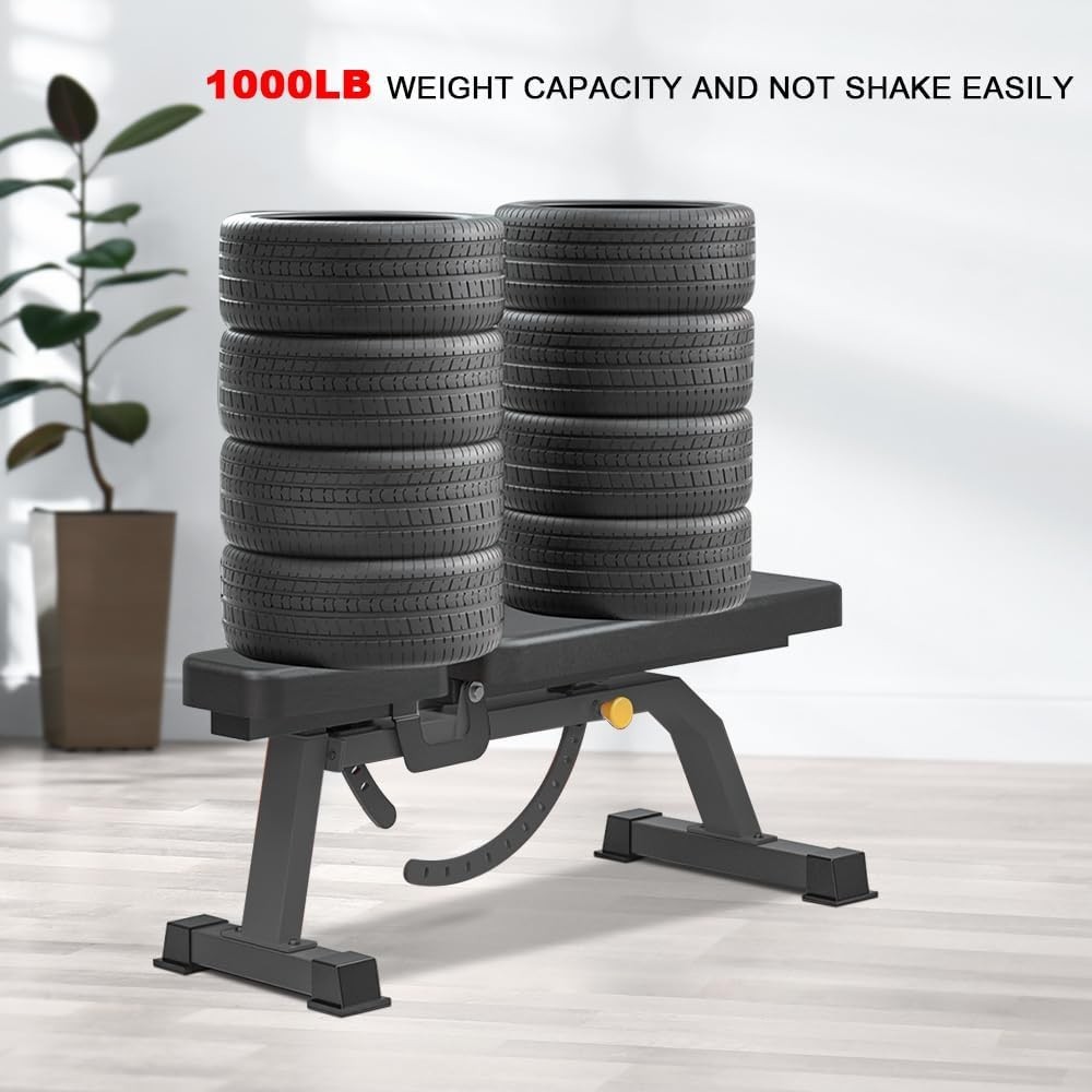 Multi-Functional Weight Bench with Triangular Support Structure for Stability
