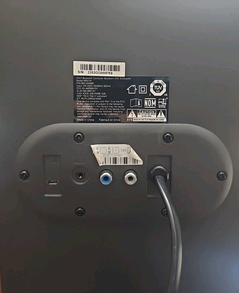 Logitech Z407 Subwoofer Only for Bluetooth Computer Speaker Sound System