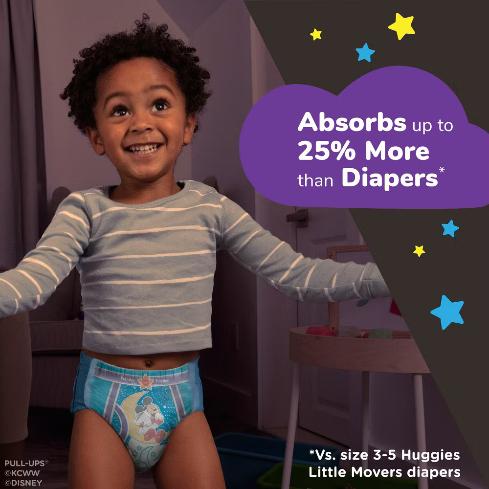 Pull-Ups Night-Time Disposable Training Pants - Boys' - 3T-4T - 60ct