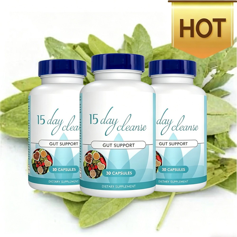 Gut & Colon Cleanse Support 3-Pack with Senna & Probiotics
