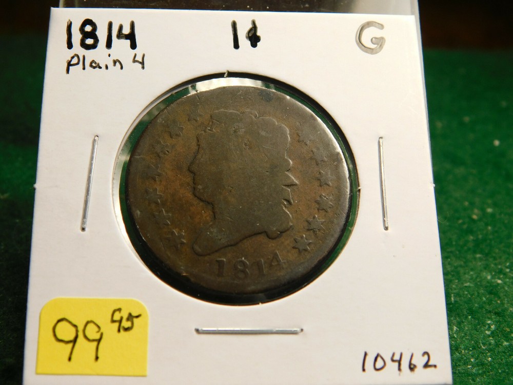 1814  Large Cent  Item #10462