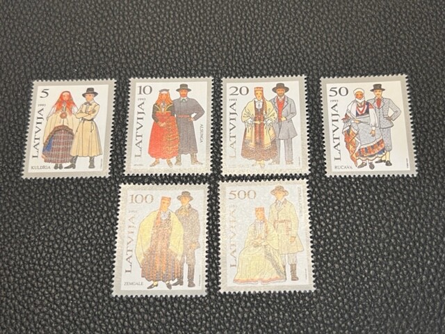 Latvia 343-348 MH