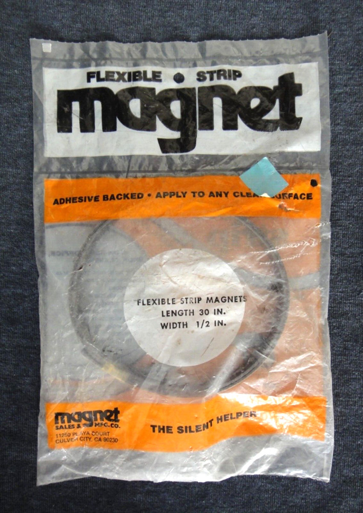 Flexible Strip Magnet Adhesive Backed