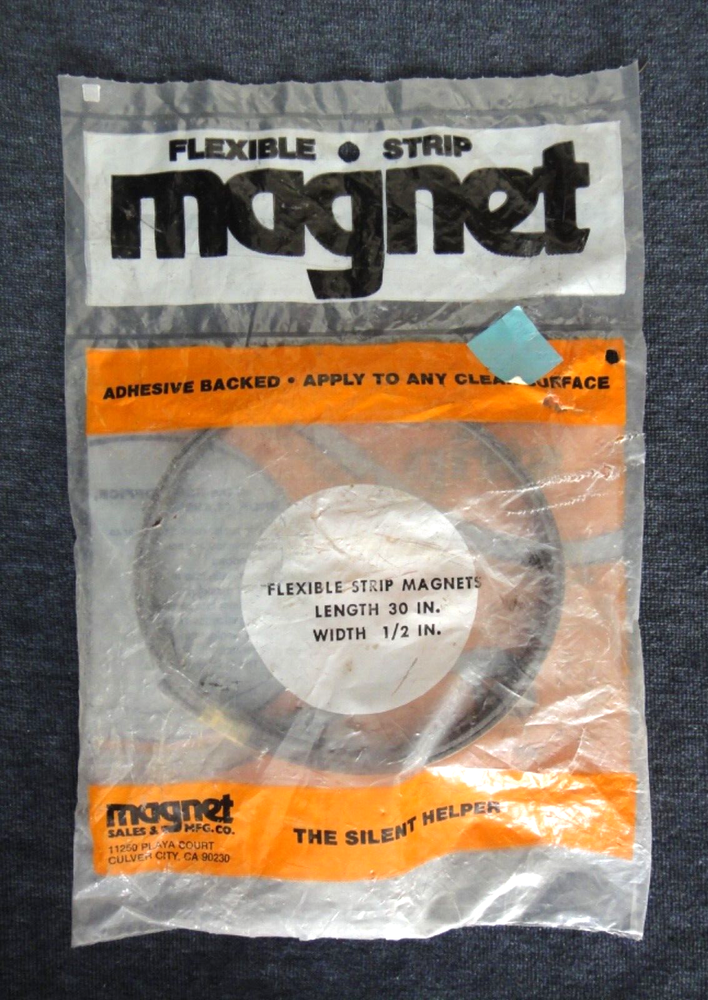 Flexible Strip Magnet Adhesive Backed
