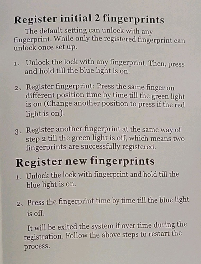 New Fingerprint Padlock, Waterproof