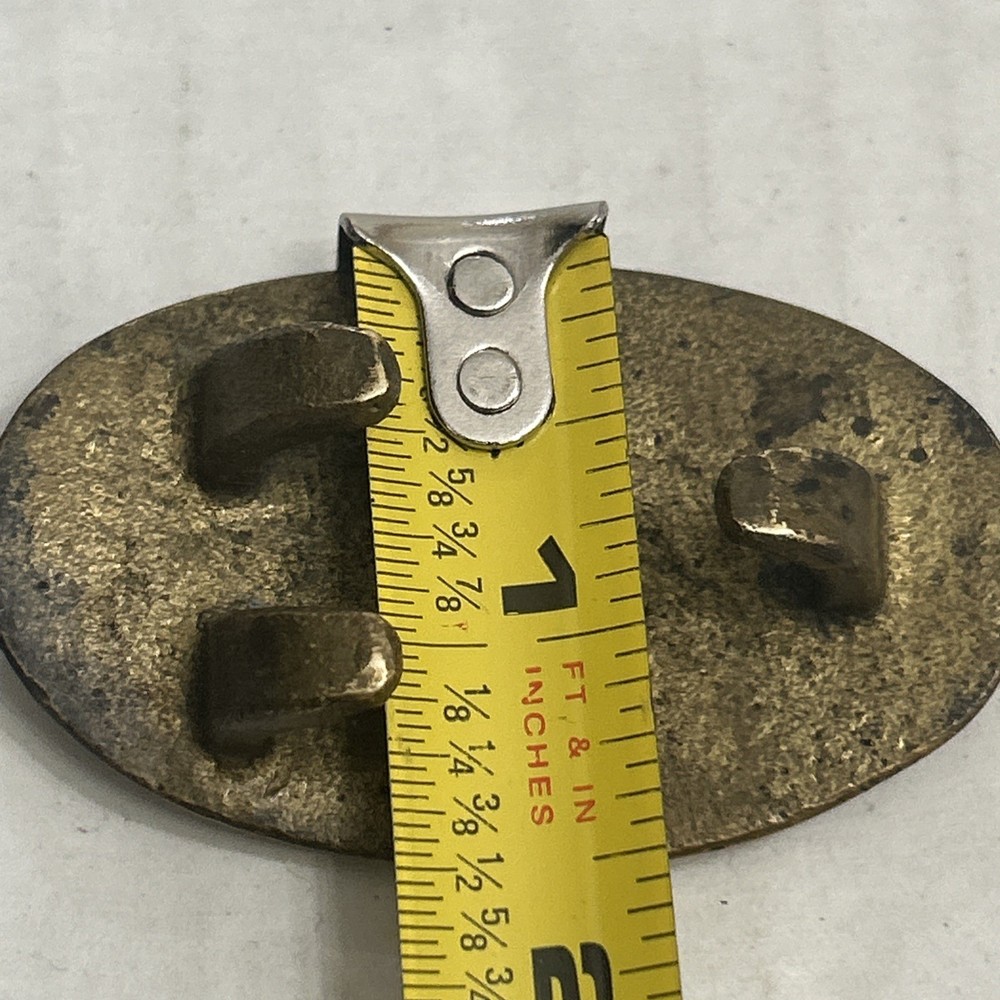 Vintage US Brass Belt Buckle