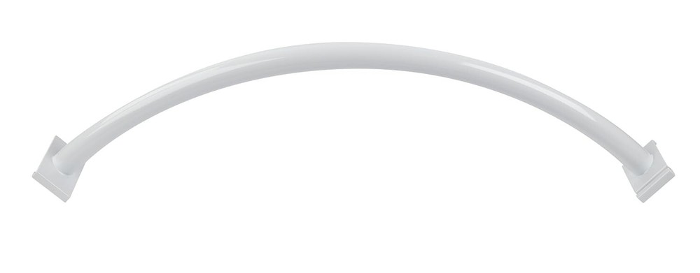 Wire Grid Quarter Circle White Wiregrid 30" Gondolla Hangrail Slat Grid