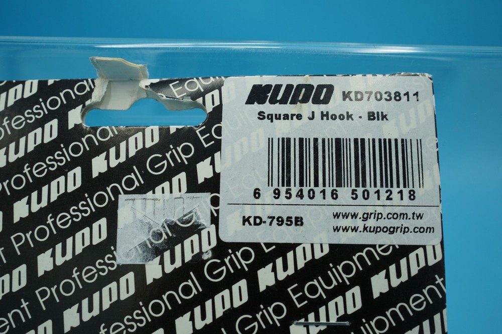 Kupo Square J hook (Black)