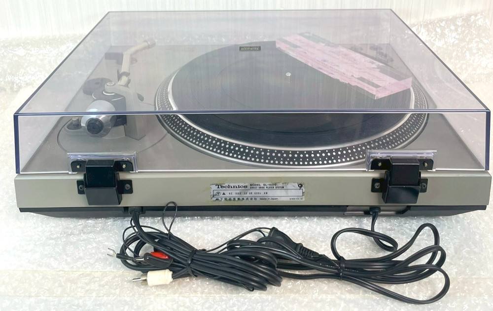 Technics SL-1500 Direct Drive Turntable Silver Vintage Tested
