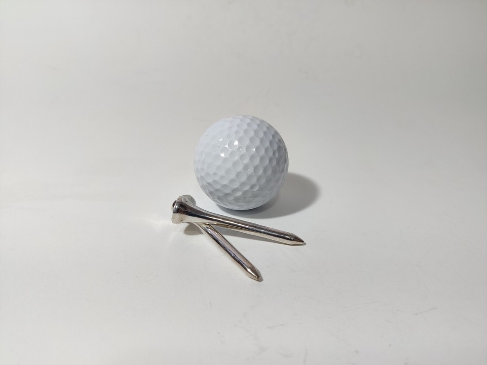 Golf Tee Sterling Silver - NEW - Handmade