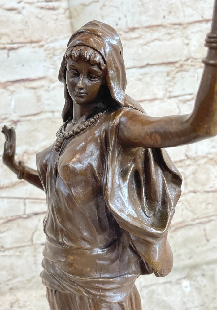 Persian Middle Eastern Dancer 100% Genuine Bronze Lost Wax Method