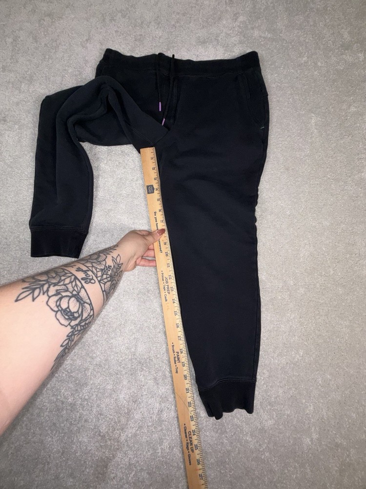 Bombas Bee Better Ankle Jogger Women's Medium Black 100% Cotton Terry Pull On