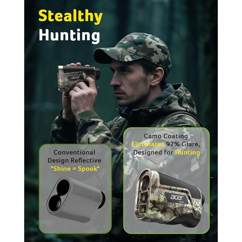 Camo Range Finder Rechargeable Fast Target Lock Multi-Functional Waterproof Men