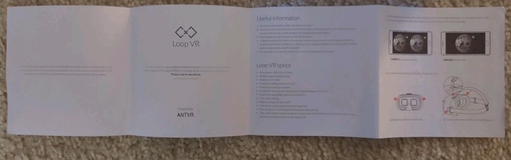 OnePlus Loop VR ANTVR Smartphone VR Headset New In Box