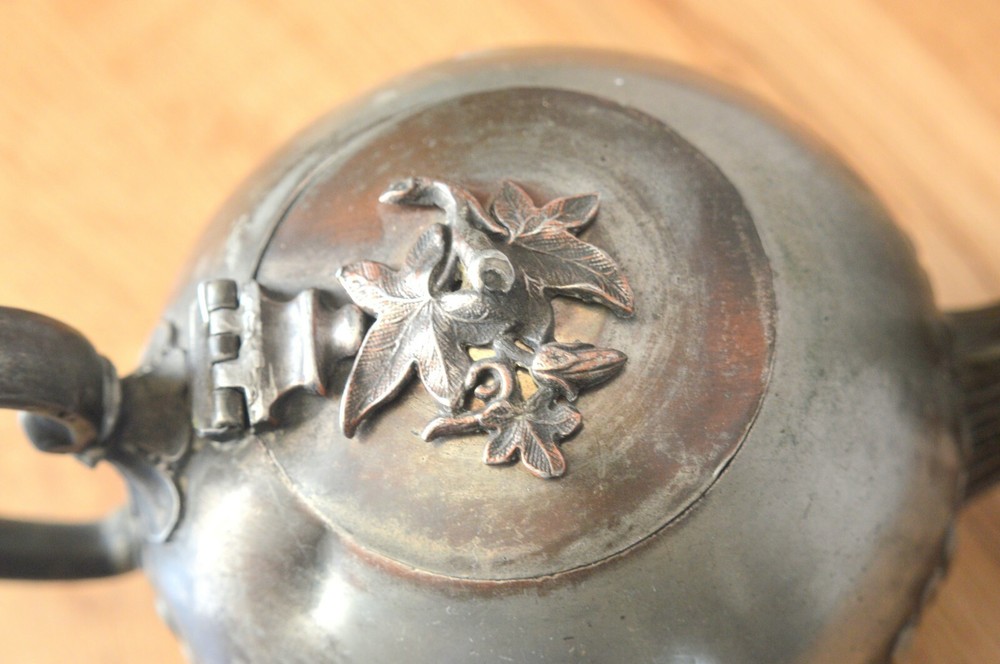 GERMANY TEAPOT 19th CENTURY 'E P B M 3938' hallmarked TABLEWARE