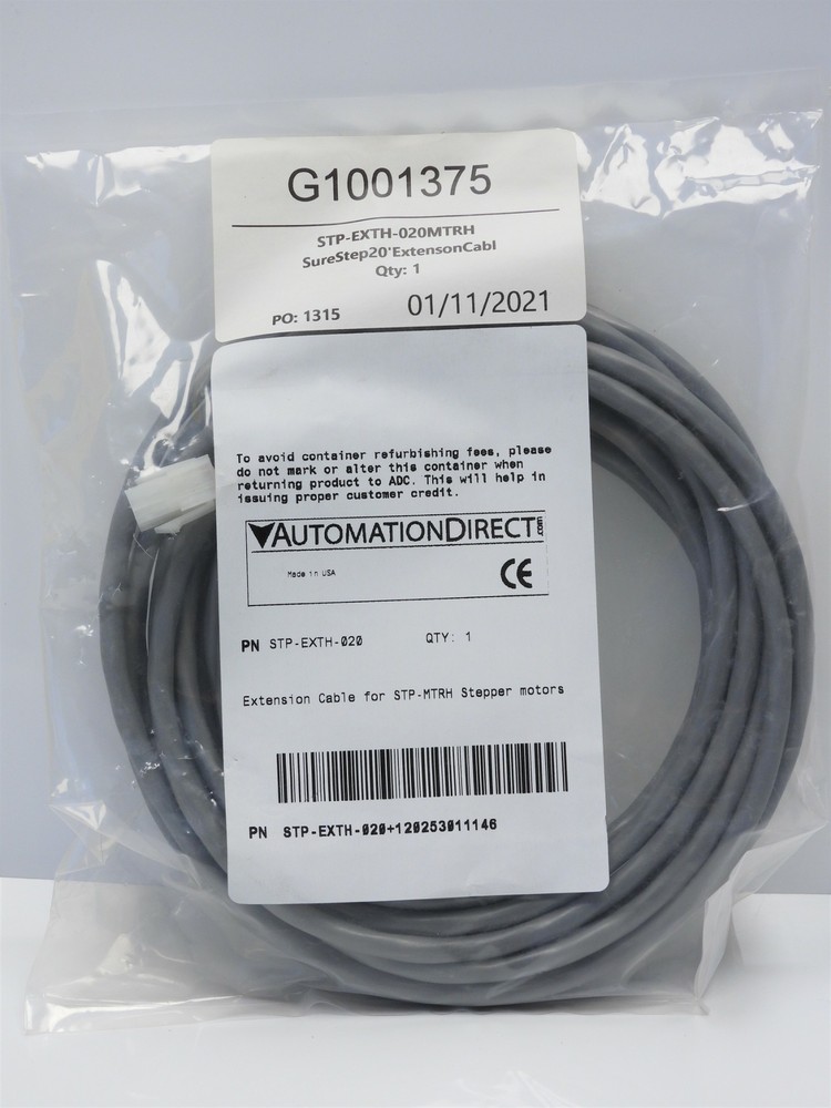 Automation Direct STP-EXTH-020 Extension Cable for STP-MTRH Stepper Motors