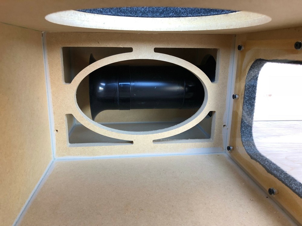 For 2 8" B2 Audio RAMPAGE Competition Subs Custom Ported Sub Box Enclosure