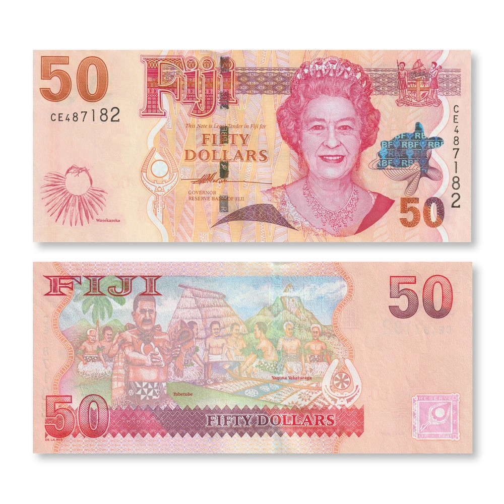 Fiji 50 Dollars, 2007, B524a, P113a, UNC