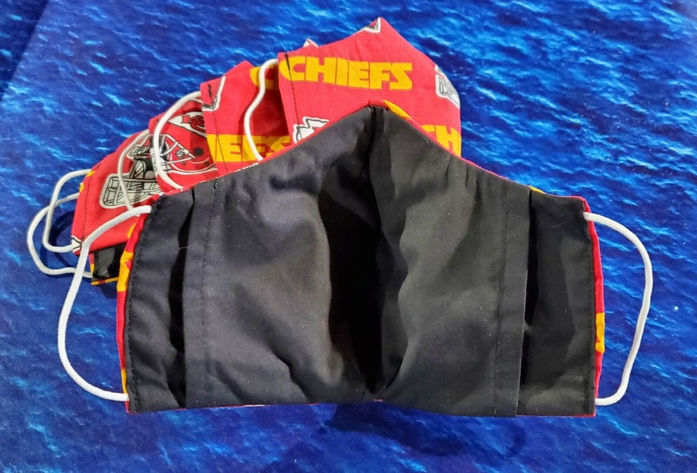 Washable Handmade Fabric Face Mask filter pocket FIREMAN FIRE DEPARTMENT