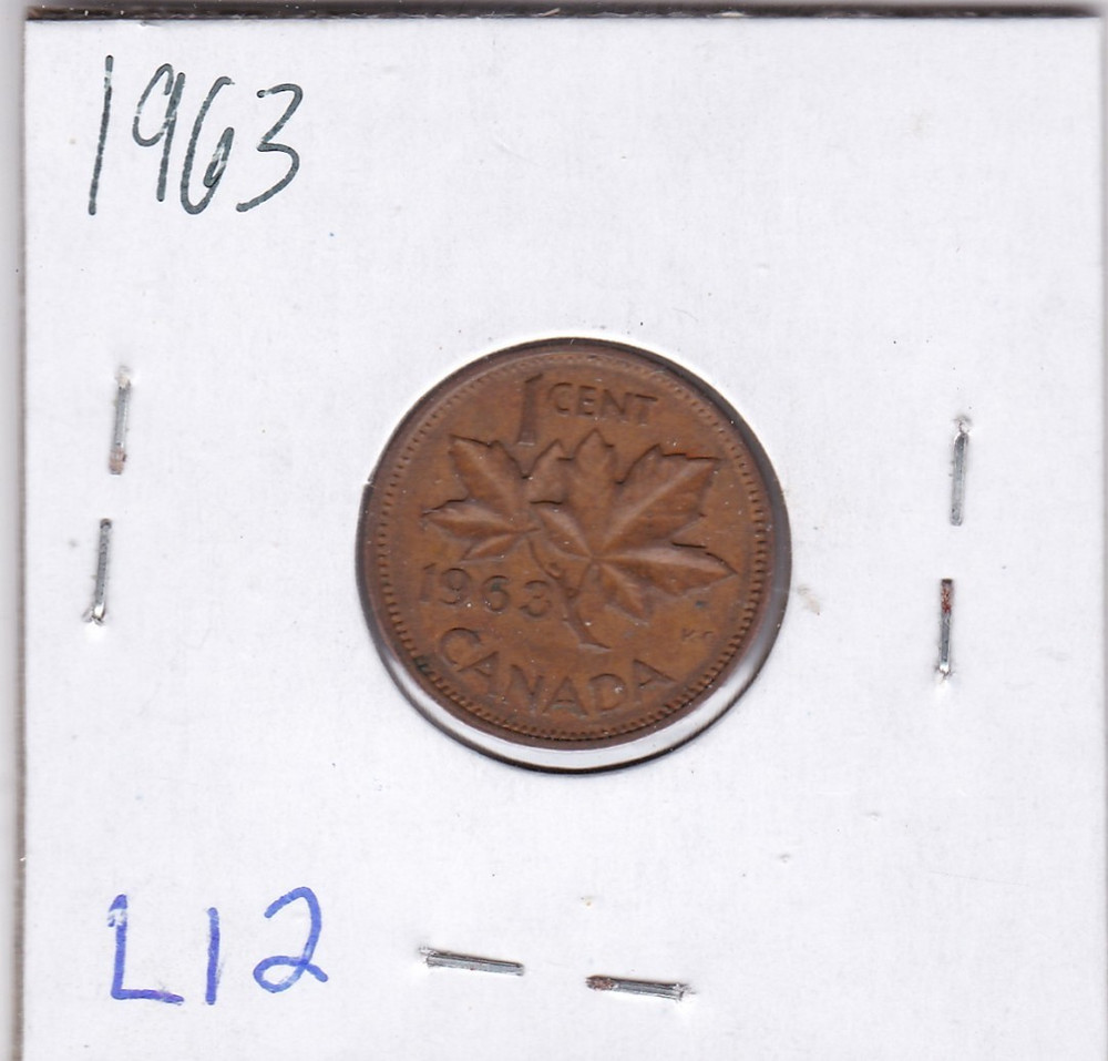 1963 Canada Cent L12