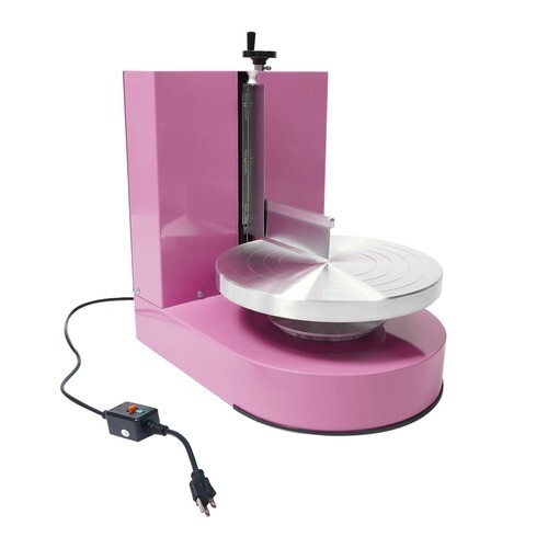 Adjustable Cake Cream Spreading Machine Cake Decorating Machine W/LCD Display