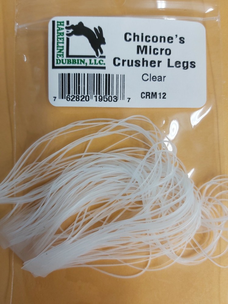 HARELINE  Chicone's Micro Crusher Legs  #CRM12  CLEAR