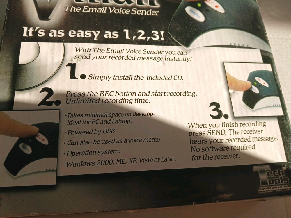 V mail The E-mail Voice Sender Stop Typing Start Talking Tech Tools
