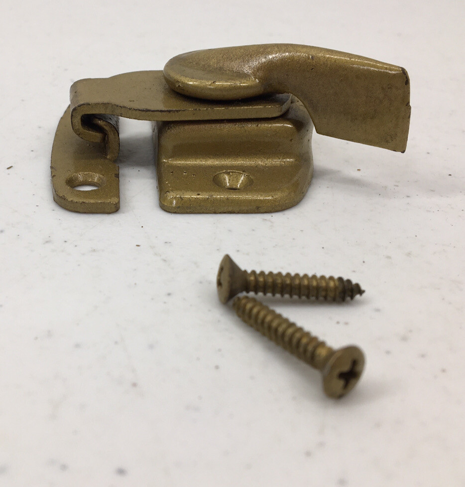 Vintage Brass Window Latch Sash Lock Handle Amerock #3