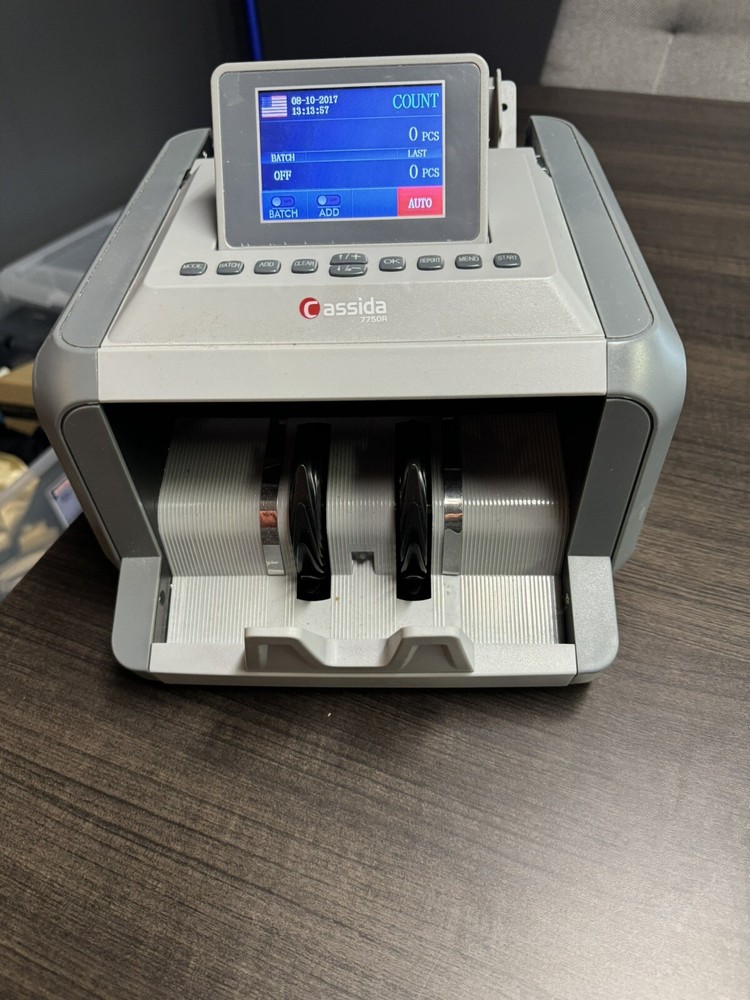 Cassida 7750r Mixed Denomination Money Counter Machine Detector