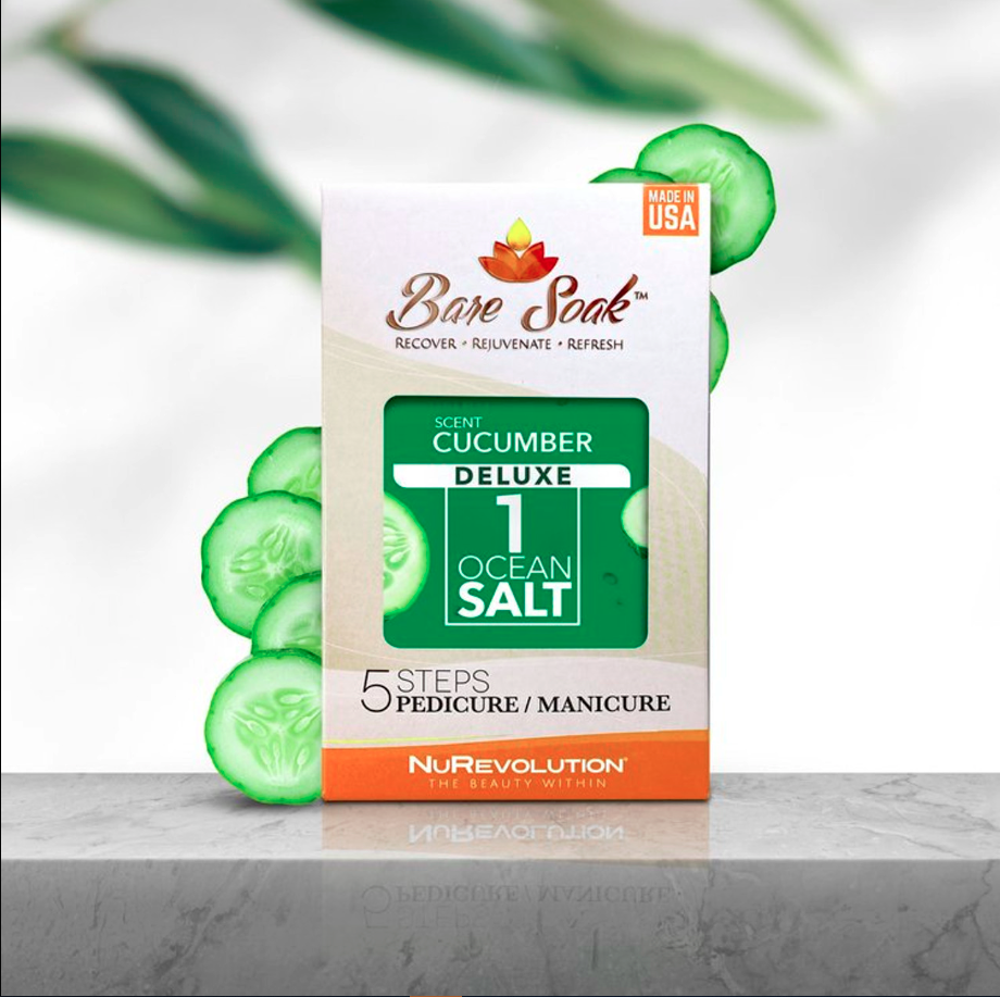 NuRevolution Bare Soak 5in1 - CUCUMBER - 1 KIT (5 packs)