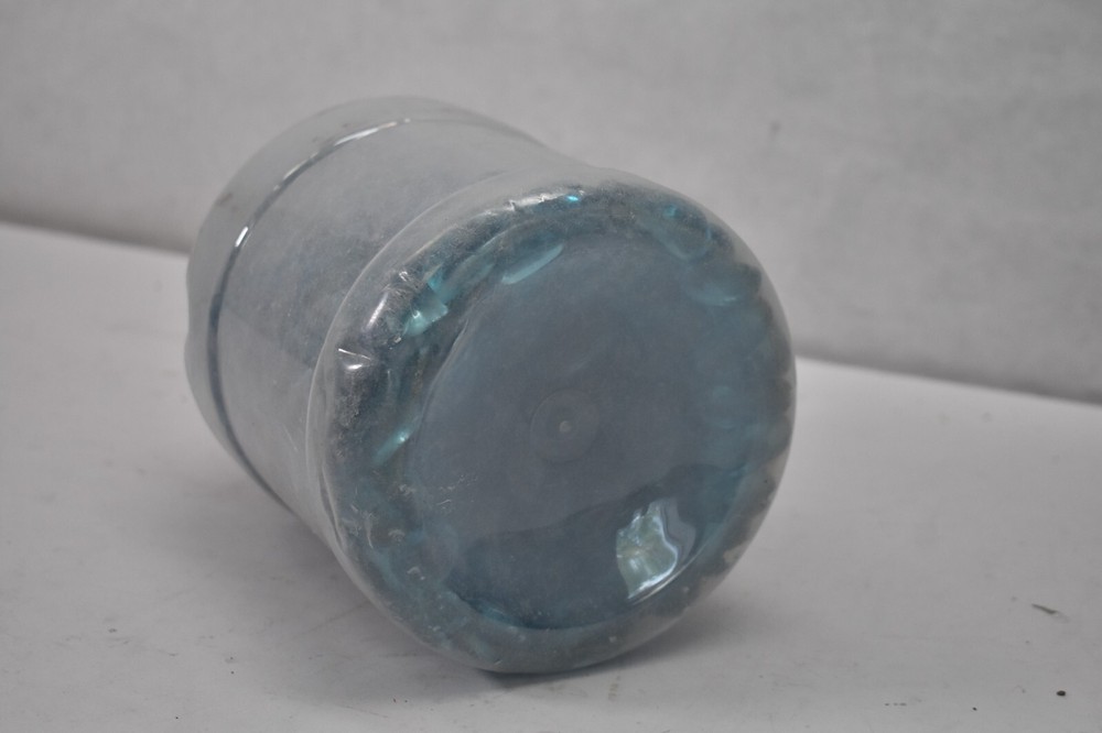 Grisun Fire Glass 10 lb Pack Tempered Fire Fire Pit Reflective Blue Round