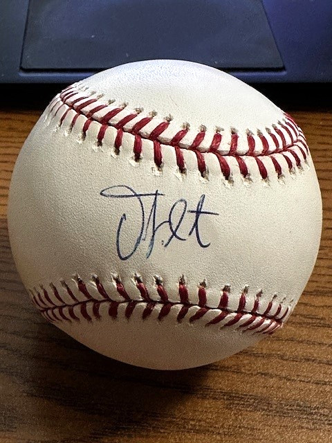 DJ PETERSON SIGNED AUTOGRAPHED OML BASEBALL!  2013 Mariners 1st Round Draft Pick