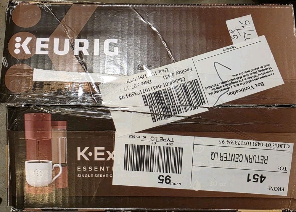 Keurig K-EXPRESS Essentials 30 oz Single Serve Red Coffee Maker Open Box Used