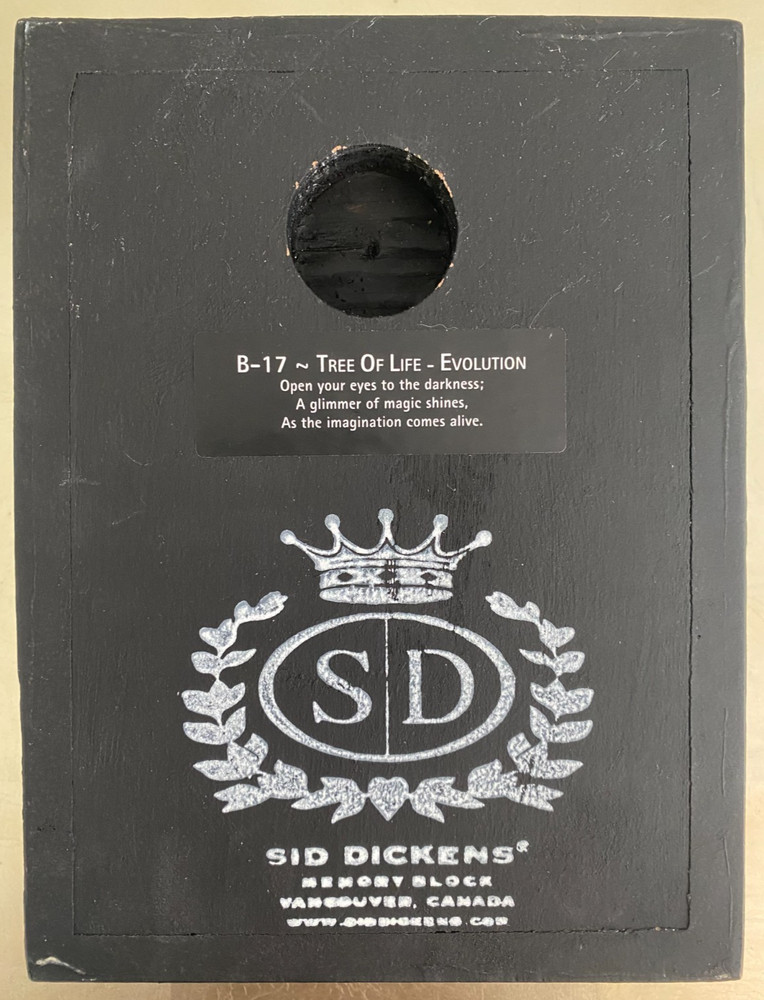 Sid Dickens Memory Block - B-17 "Tree of Life" - Limited Edition "Midnight" Tile