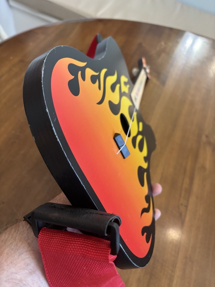 Tinker Tar Flame 1 String Acoustic Guitar Learning Teaching Kids Wooden + Strap