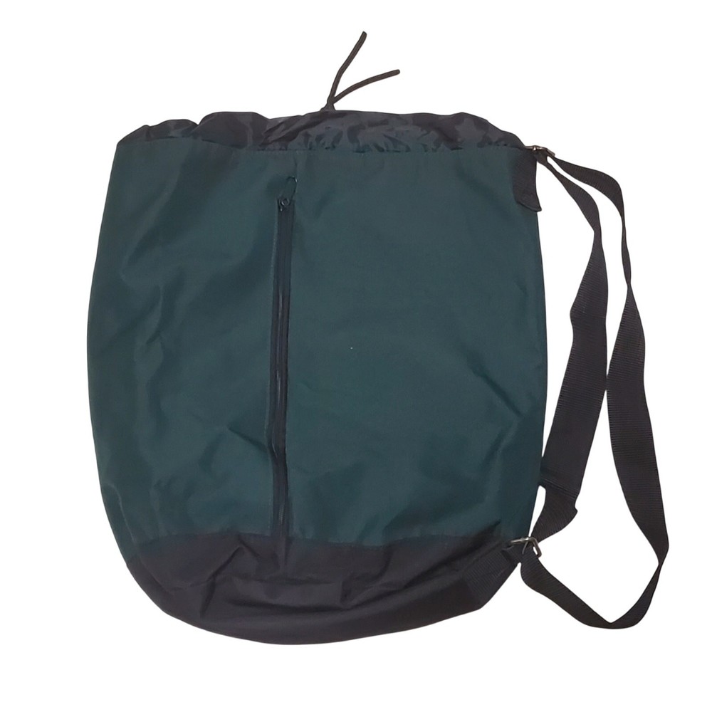 Green Drawstring Single Strap Back Pack 18" x 15"