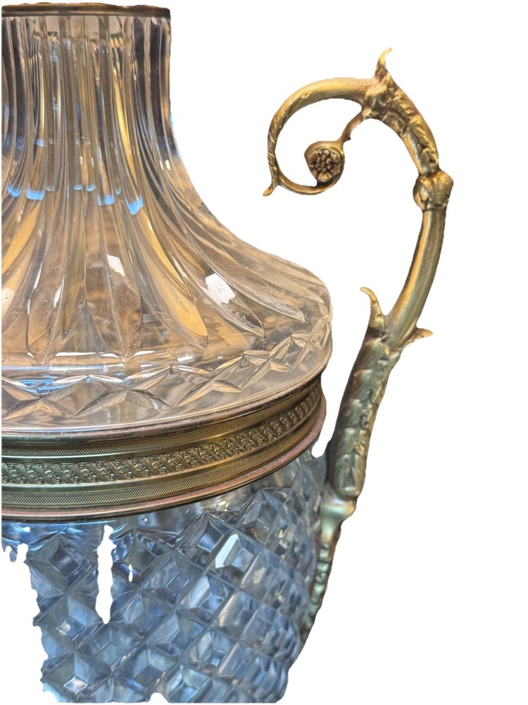 Empire Crystal Table Lamp by Designer Warren Kessler