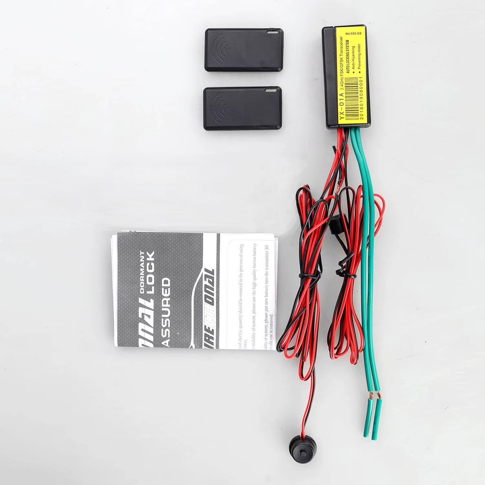 Car Alarm System RFID Immobilizer Wireless Engine Automatic Lock Anti Hijack