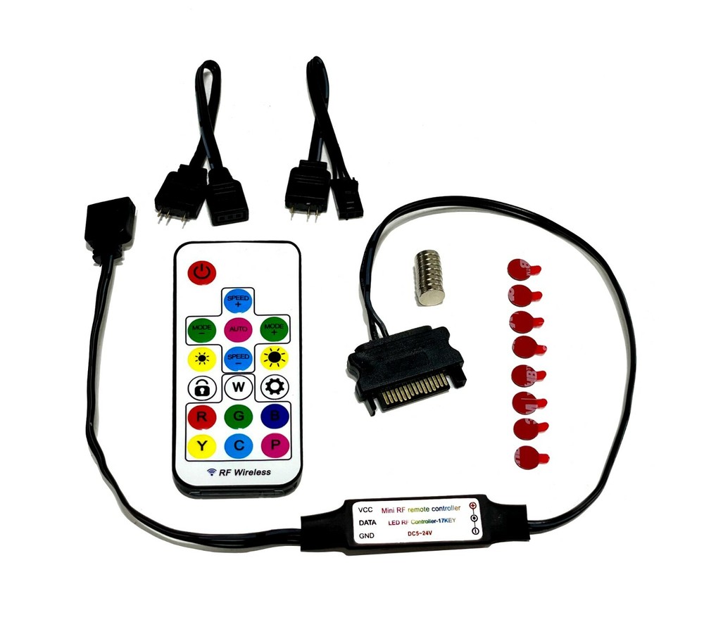 Custom RGB GPU Support Bracket (Addressable RGB Controller Kit Included)