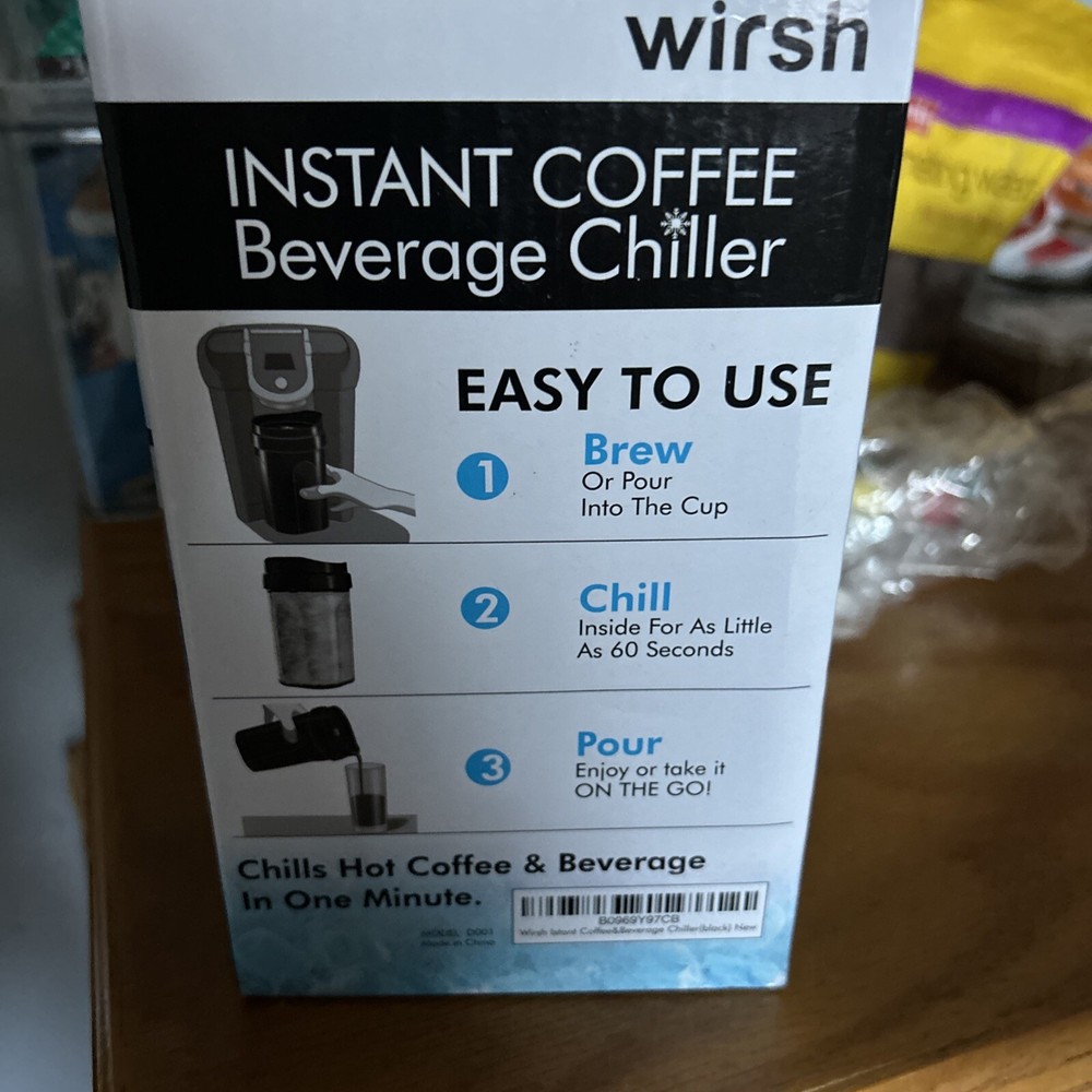 instant coffee beverage chiller