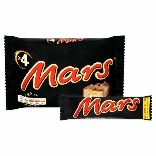 Mars Chocolate Bars - 4 x 39g