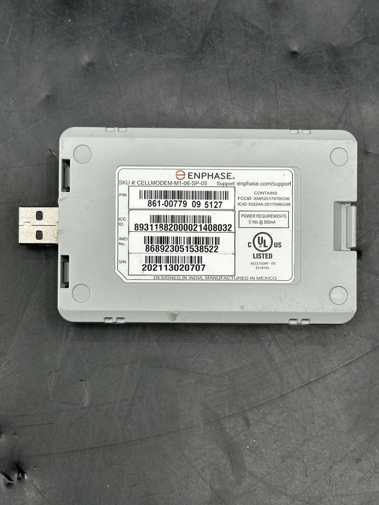 Enphase M1-06-SP-05 Cell Modem ( As Is )